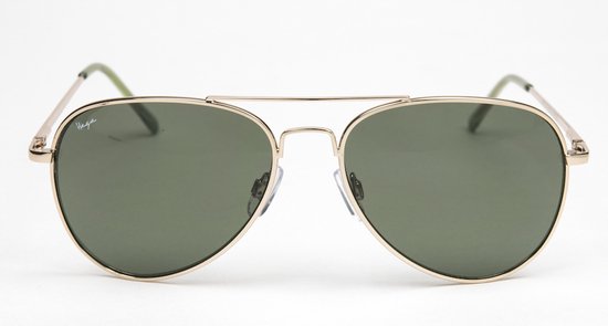 HAGA Eyewear Pilotenbril zonnebril goud van HAGA Eyewear — afbeelding 3
