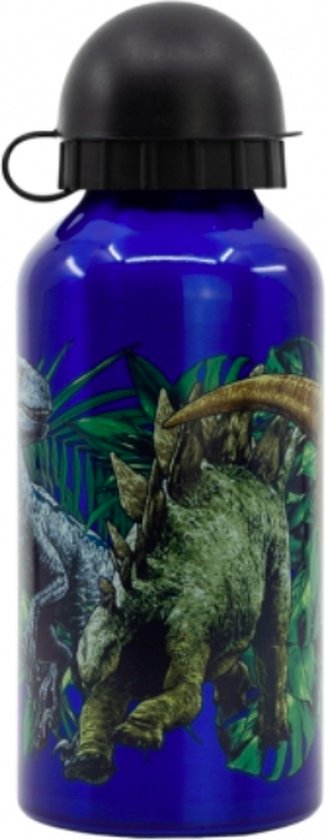 Crocodile Creek Drinkbeker met rietje - Dino, 450ml - Blik op Hout Crocodile Creek Drinkbeker met rietje - Dino, 450ml - Blik op Hout