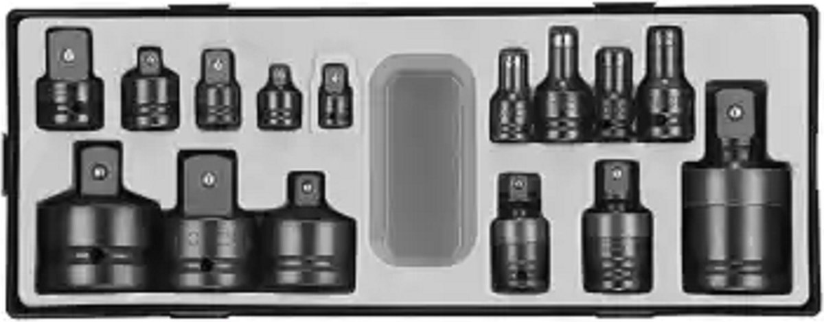 Krachtadapter set 15 delig krachtdop