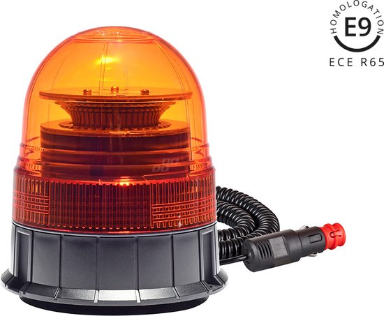 LED Waarschuwingslamp - Oranje - 12/24V - 39x LED - IP45 R65/R10 E9 Goedkeuring