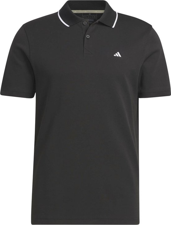 Golfpolo Heren Adidas Go To Pique Zwart Maat M bol