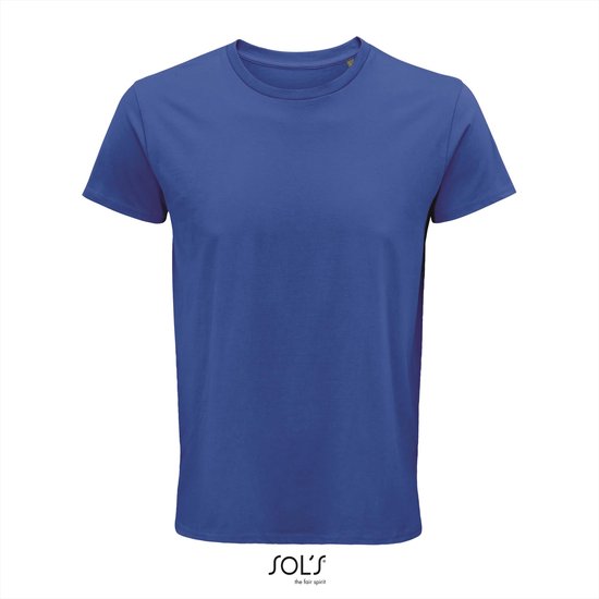 SOL'S - Crusader T-shirt - Blauw - 100% Biologisch katoen - XS