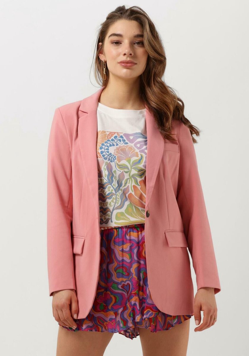 Object Objsigrid L/s Blazer Blazers Dames - Lichtroze - Maat 34