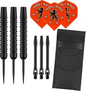 Darts Set Black - dartpijlen - Holland - dart shafts - dart flights - 23 gram - dartspijlen