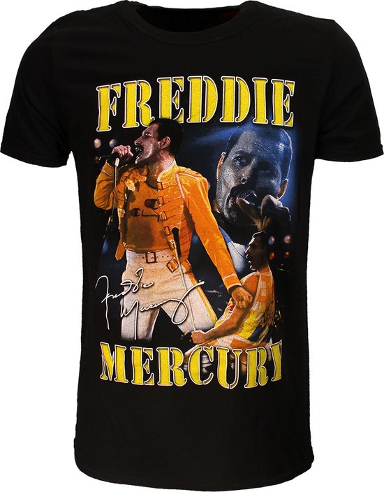 Freddie Mercury Live Homage T-Shirt - Officiële Merchandise