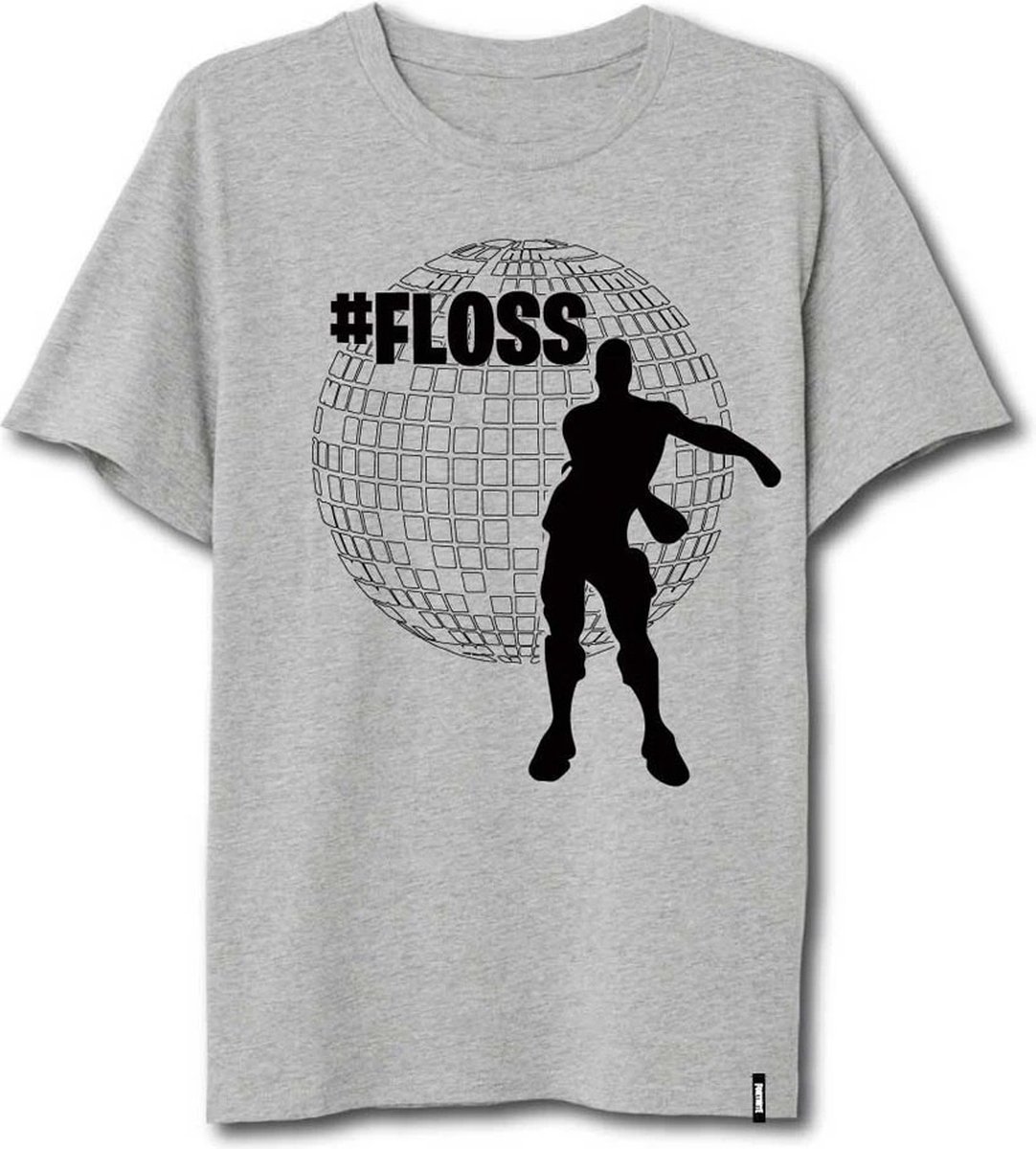 Fortnite T-shirt met korte mouw - licht-grijs - Maat XL