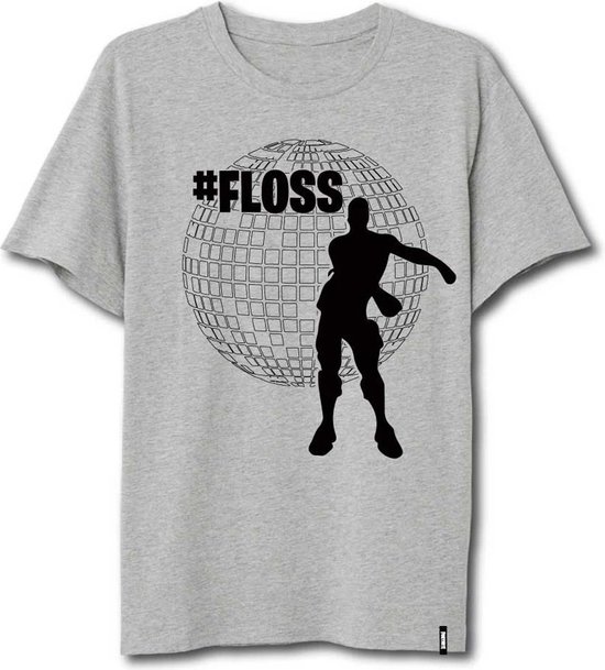 Fortnite T-shirt met korte mouw - licht-grijs - Maat XL