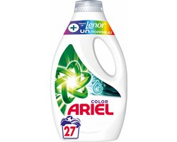 Ariel Color Vloeibaar Wasmiddel+ Lenor Unstoppables 27 Wasbeurten 1215 ml