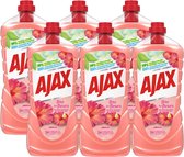 Ajax Allesreiniger Fête Des Fleurs Hibiscus 6 x 1,25L - Voordeelverpakking
