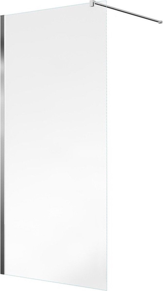 Saniclass Bellini douchewand – Inloopdouche - 140x200cm – Chroom hoogglans