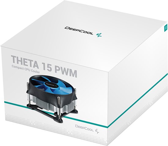 DeepCool Theta 15 PWM Compact CPU Air Cooler, 1x 100mm Hydro Bearing ...