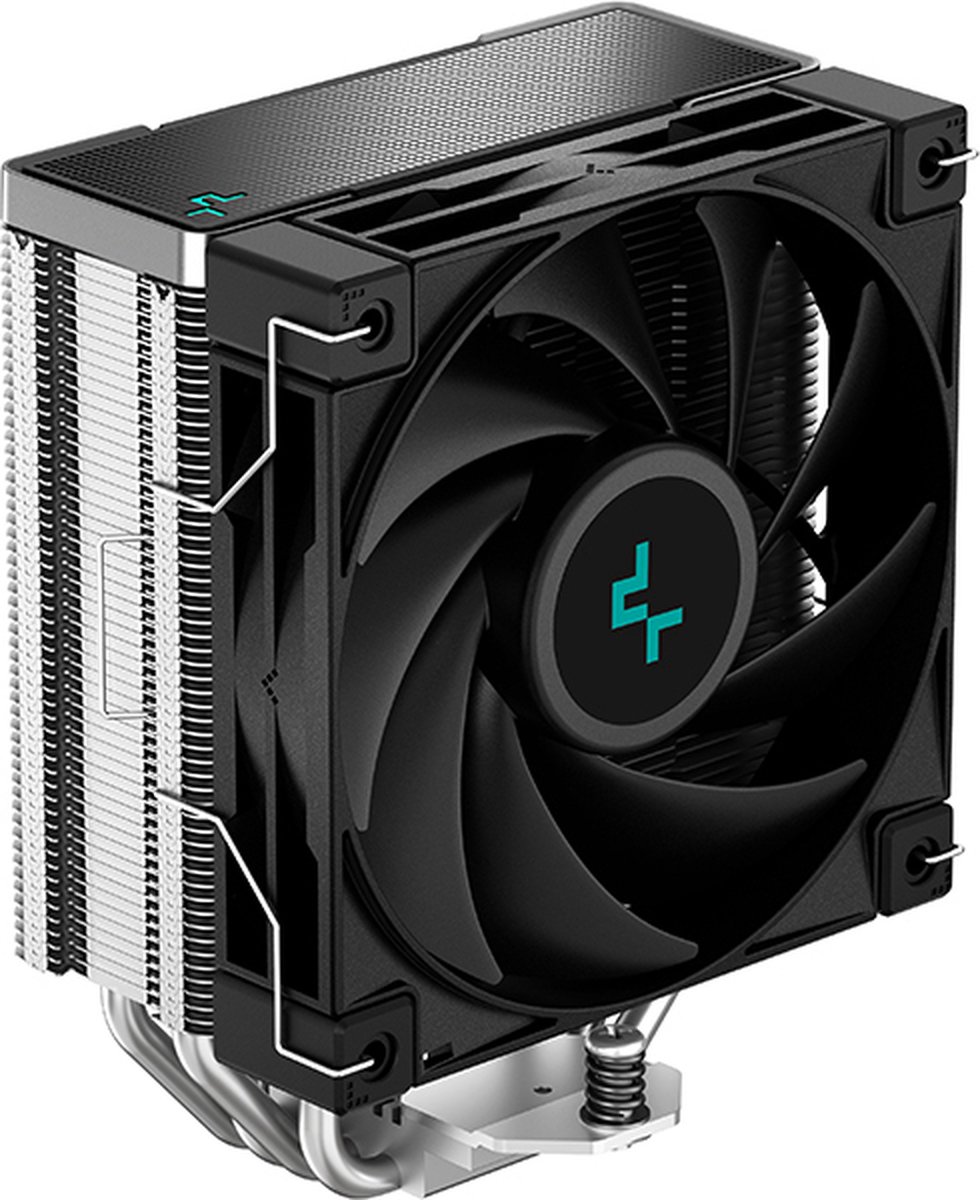 DeepCool AK400 4x Heat Pipe Single Tower CPU Air Cooler, 1x FC120P 120mm FDB Bearing PWM High Performance Fan, Intel: LGA1700/1200/1151/1150/1155 AMD: AM5/AM4, Easy Install, 220W TDP