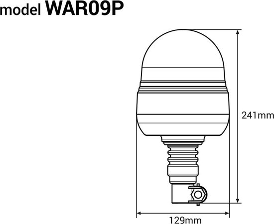 Rampe gyrophare 1520 mm avec boitier de commande 251618CBC