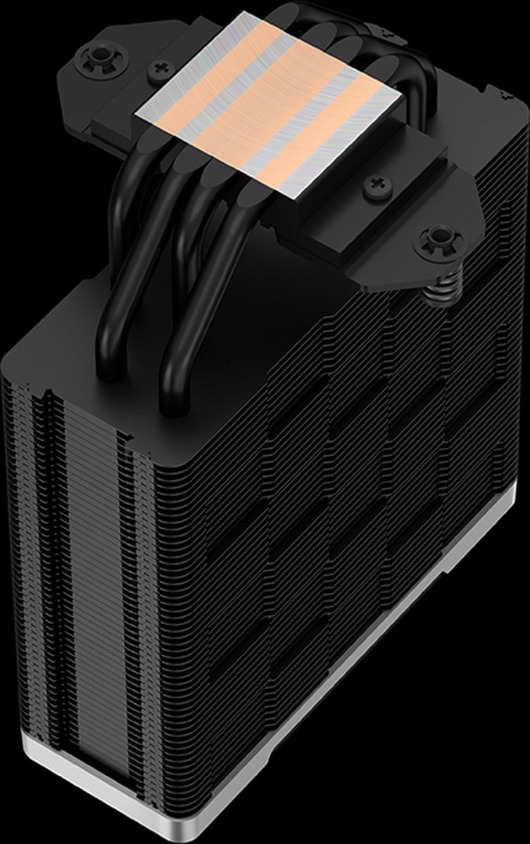 Deepcool Ak400 Zero Dark 4X Heat Pipe All Black Single Tower Cpu Air Cooler, 1X - afbeelding 7