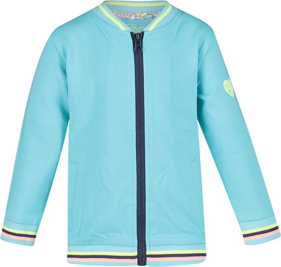 4PRESIDENT Sweater meisjes - Turquoise - Maat 80 - Meisjes trui