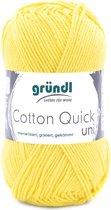 Gründl Cotton Quick Uni | Geel | 5 bollen | kleur: 131