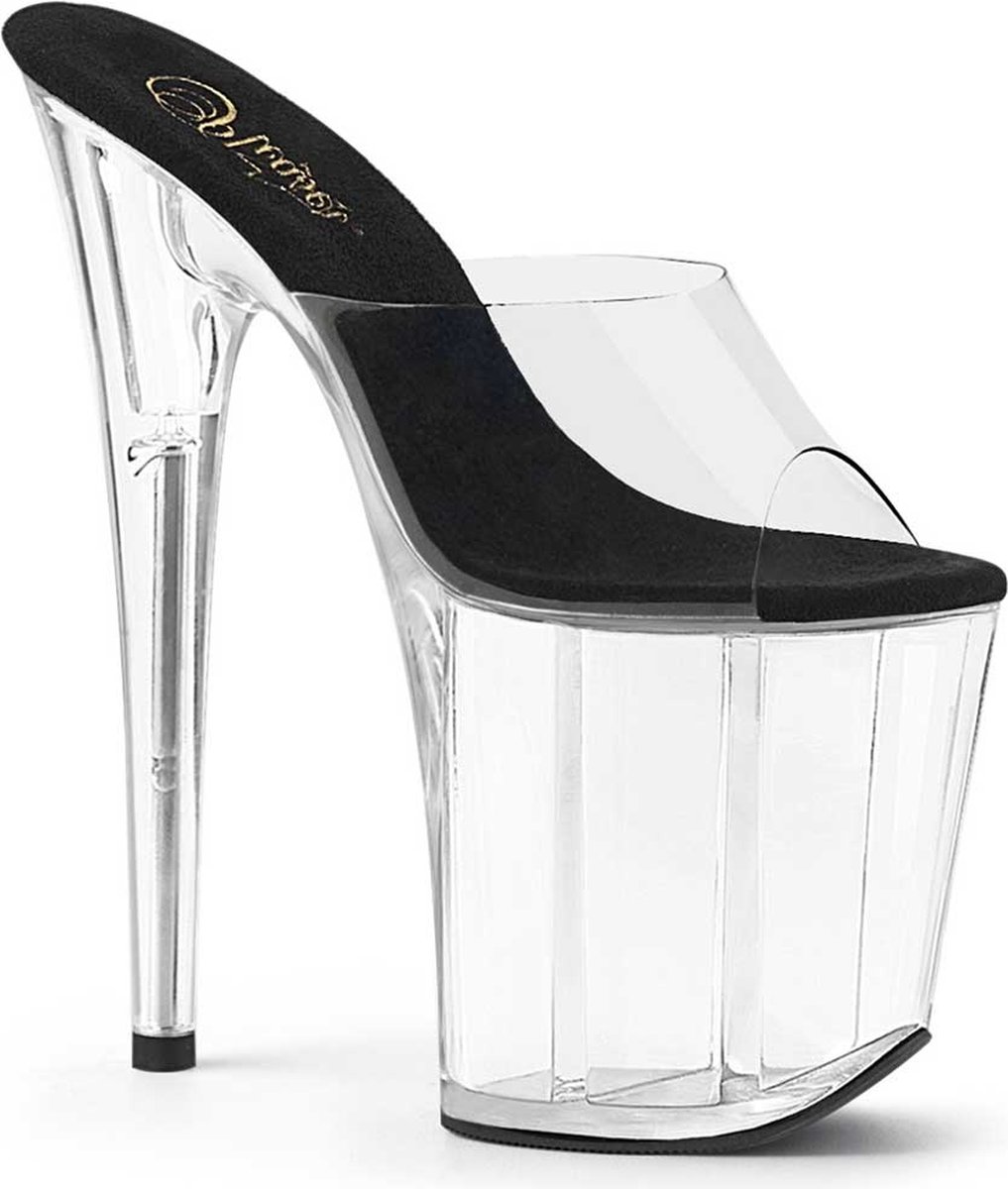 Pleaser - FLAMINGO801 Muiltjes - Paaldans schoenen - 41 shoes - Transparant