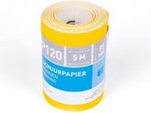 Schuurpapier rol 95mmx5mtr aluminium oxide P120