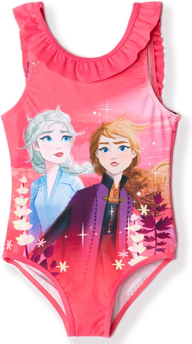 Disney Frozen badpak - koraal - maat 104