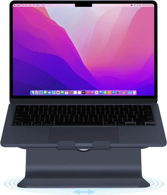 Rain Design mStand 360 Stevige Draaibare Aluminium Stand Geschikt voor MacBook bol