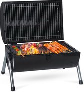 Bol.com MaxxGarden BBQ - Houtskool Barbecue - Smoker Barbecue - Grilloppervlak (LxB) 38 x 52 cm - Met Dubbel Grill Vlak - Zwart aanbieding