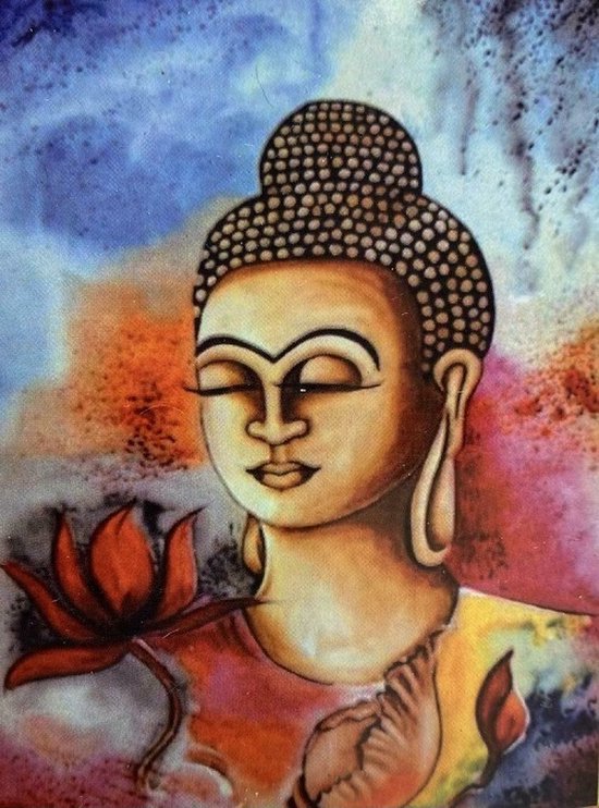 DCIDBEI Diamond Painting Buddha 30x40 cm Diamond Painting Immagini Buddha Meditazione Dipingere con i Numeri Adulti Puzzle Perline Buddha Diamond Paint Buddha Paint by Numbers Buddha Loto