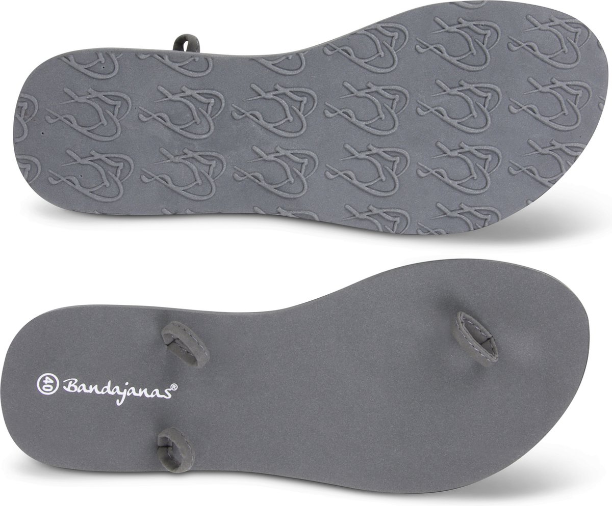 Bandajanas slippers,laag, antraciet