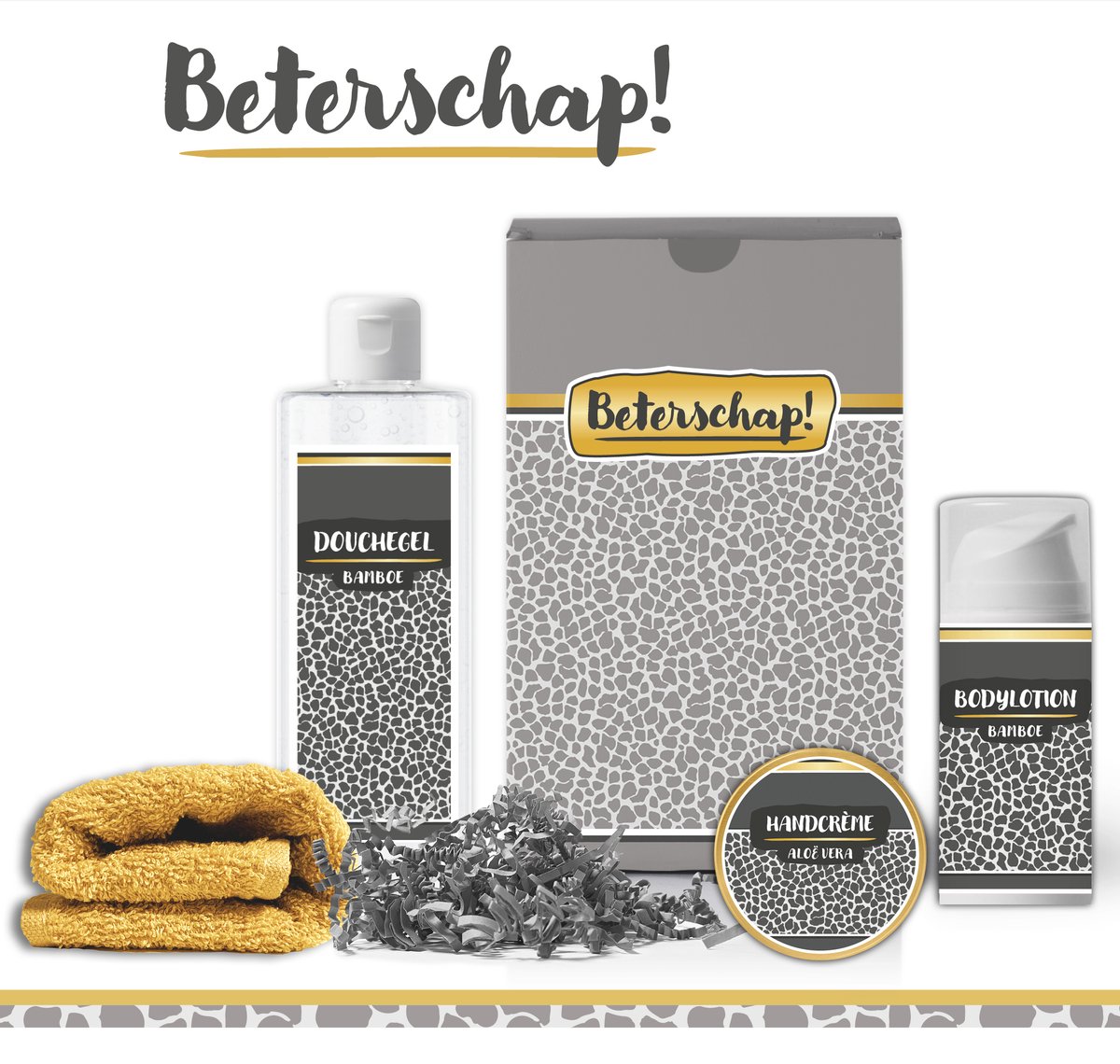 Goedkoopste Geschenkset Beterschap - Cadeautje voor haar - 4 producten - 450 gram | Giftset - Cadeau vrouw - Set beterschap geschenk - Opkikkertje - Luxe wellness set