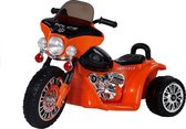 Chopper de police électrique - trike - moto pour enfants jusqu'à 25kg max 1-3 km/h orange - moto pour enfants - moto pour enfants - moto de police