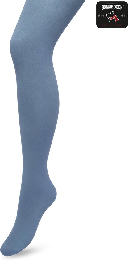 Bonnie Doon Opaque Comfort Panty 70 Denier Blauw Dames maat 44/46 XXL - Extra brede Comfort Boord - Tekent Niet - Kleedt Mooi af - Mat Effect - Gladde Naden - Maximaal Draagcomfort - China Blue - BN161912.179