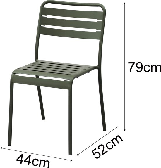 Tectake Set Van 4 Tuinstoelen Manacor Met Rope-Design - Weerbestendige Acaciahout Stoelen Met Kussens