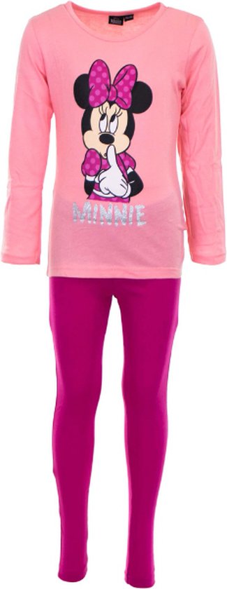 Pyjama enfant - Minnie Mouse - Rose/Fuchsia - Taille 110-116