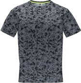 Sportshirt unisex Assen merk Roly maat XL Pixel Zwart