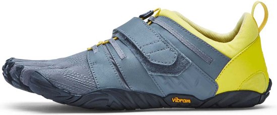 VIBRAM FIVEFINGERS V-Train 2.0 Wandelschoenen - Grey / Lime / Black - Heren - EU 45