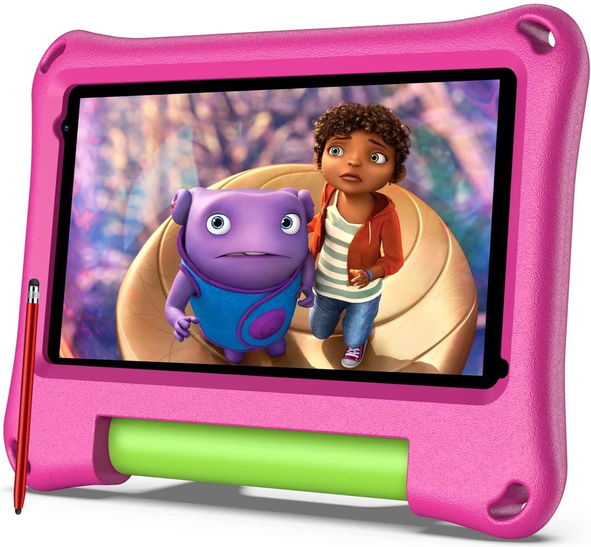 Kindertablet - 7 inch - Android 11 - 3500 mAh - 32GB - 2GB RAM - Ouder Control App - Netflix & Youtube - Incl. tablet pen & tablet hoes - Kinder tablet - Kindertablet vanaf 3 jaar - Tablet - Tablet kinderen - Kids tablet - Kindertablet vanaf 5 jaar