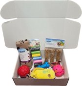 Puppypakket - puppy cadeaupakket - puppy box - puppy speelgoed - honden pakket - honden speelgoed pakket - snuffelbox - hondenspeelgoed