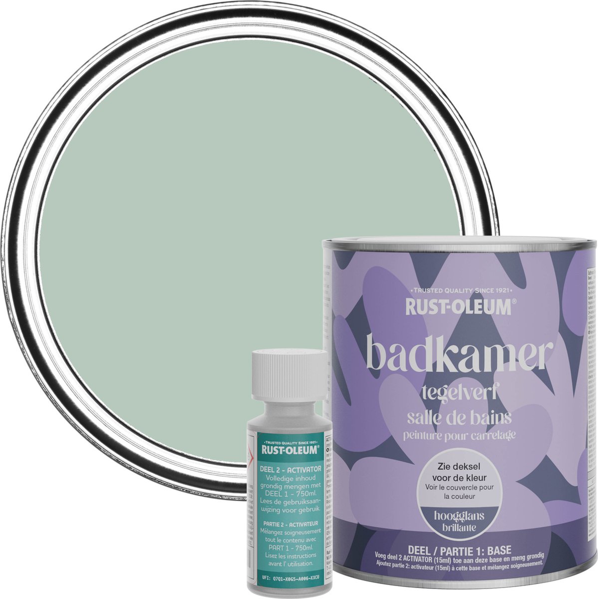 Rust-Oleum Groen Badkamer Tegelverf Hoogglans - Watergroen 750ml