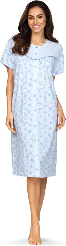 Little Blue House Damen Nachthemd Von Hatley | Baumwoll-Schlafshirt Mit Lustigem Druck | Einheitsgröße
