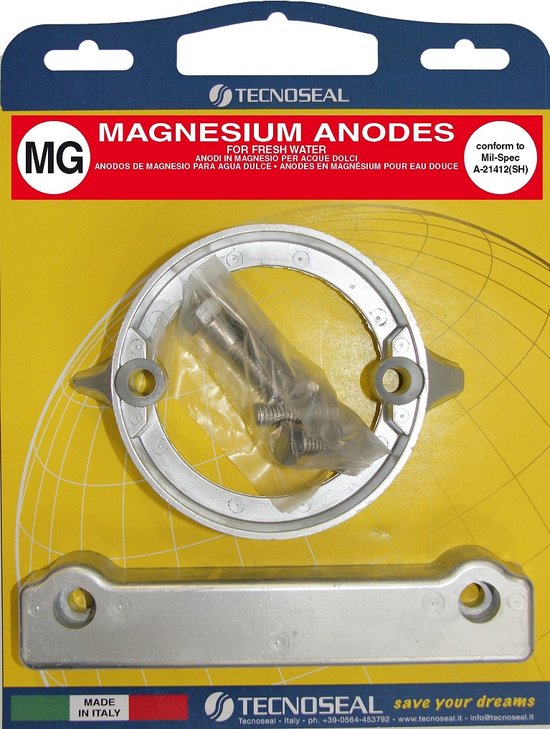 Tecnoseal Magnesium anode pack Volvo 280 dual prop | bol