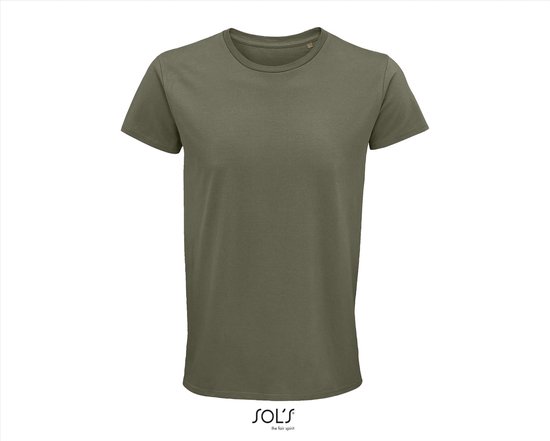 SOL'S - Crusader T-shirt - Khaki - 100% Biologisch katoen - XL