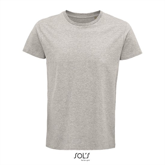 SOL'S - Crusader T-shirt - Grijs - 100% Biologisch katoen - 3XL