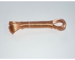 Waslijn - Waslijndraad - Drooglijn - 20 Meter - 2.4 mm staalkern - Roze