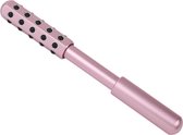 Gezichtsmassage apparaat 30 Germanium Facial Roller | Gezichtsmassagetool voor anti-aging, opbeurend, verstevigend | Radiance Roller | Schoonheidstool (roze)