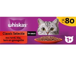Whiskas 1+ - Classic - Kattenvoer Natvoer - Select