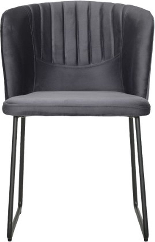 Soof&Tess Ferrara Esszimmerstühle 2er-Set – Samtbezug, Industrie-Design Mit Armlehnen