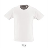 SOL'S - Milo kinder T-Shirt - Wit - 100% Biologisch Katoen - 98-104