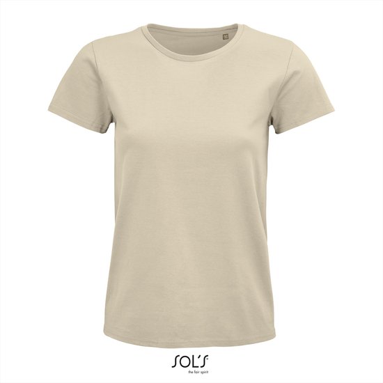 SOL'S - Pioneer T-Shirt dames - Naturel - 100% Biologisch Katoen - XL