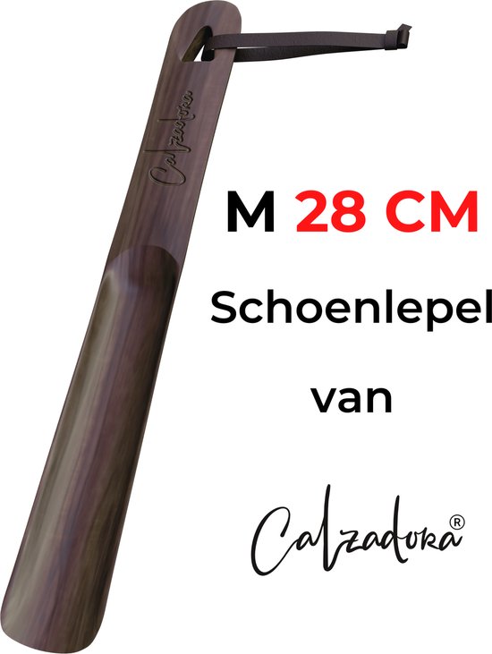 Calzadora® Schoenlepel Kort - 28cm - Schoentrekker - Duurzaam, sterk en prachtig - Lange Schoenlepel