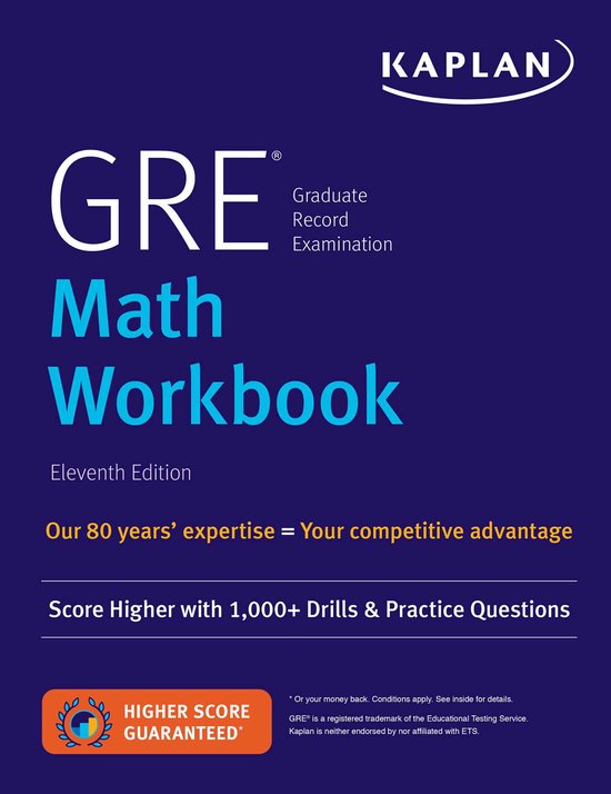 Kaplan Test Prep- GRE Math Workbook - cover