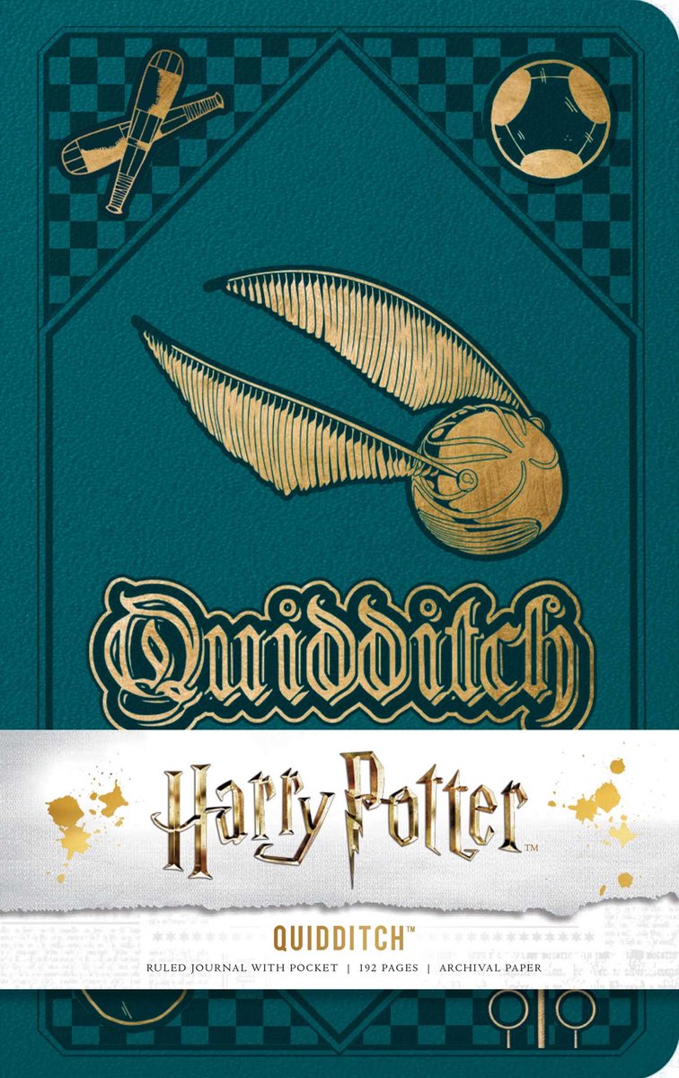 Harry Potter notitieboek Quidditch - Large - Gelinieerd